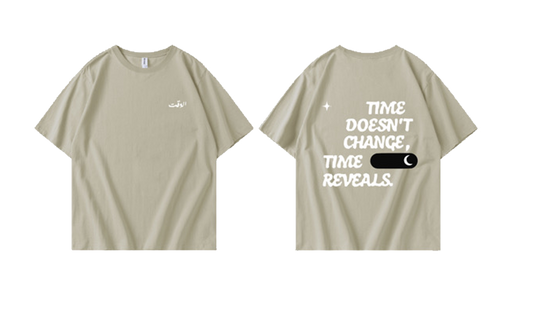 Essence of Time Beige T-Shirt