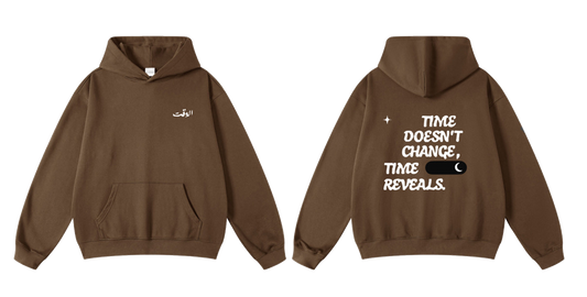 Essence of Time Brown Hoodie